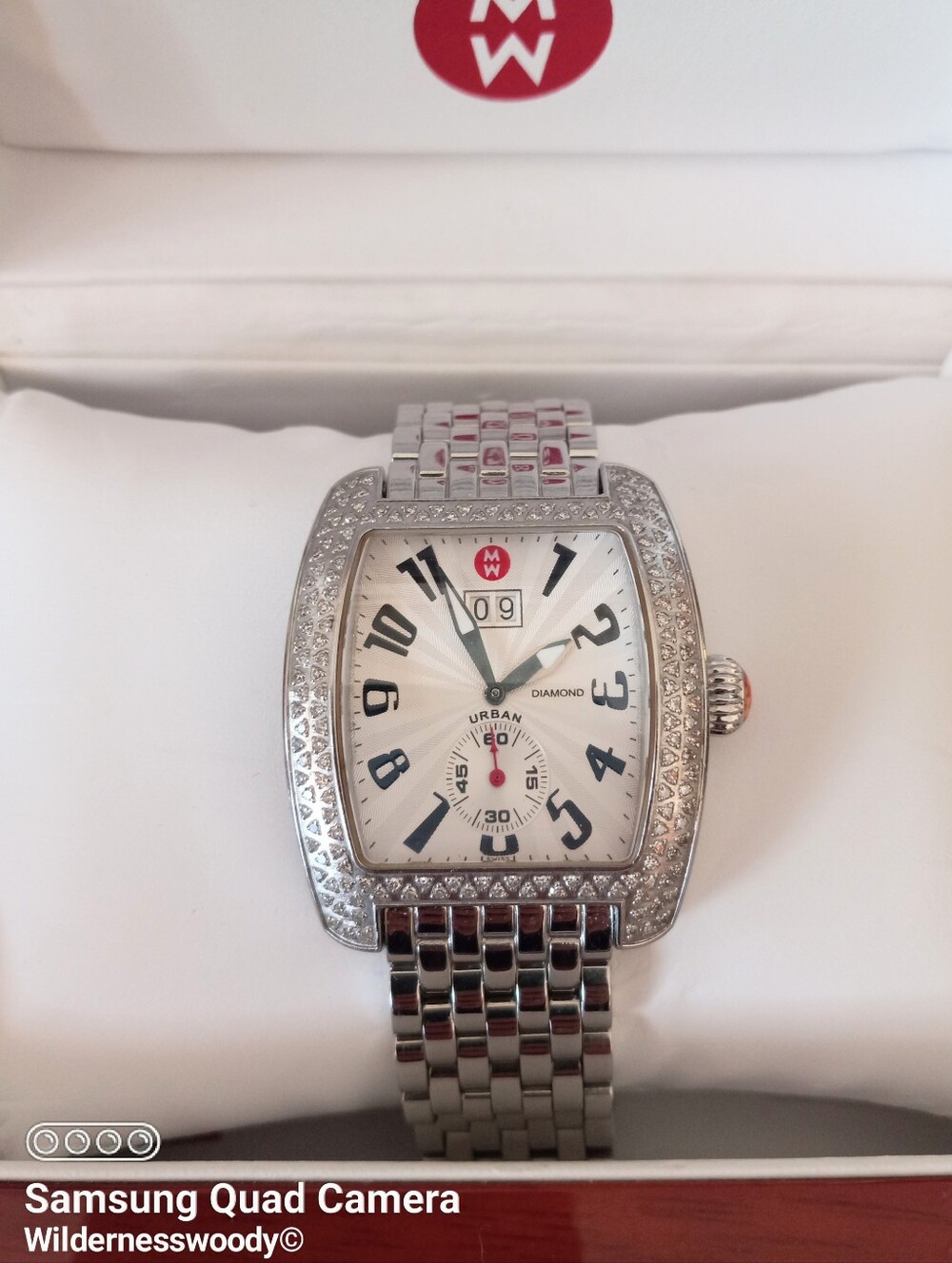Michele Urban Diamond, Big Date Quartz Watch